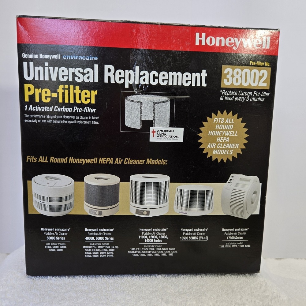 Honeywell 38002 Activated Carbon Tower Pre-Filter Universal Replacement HEPA